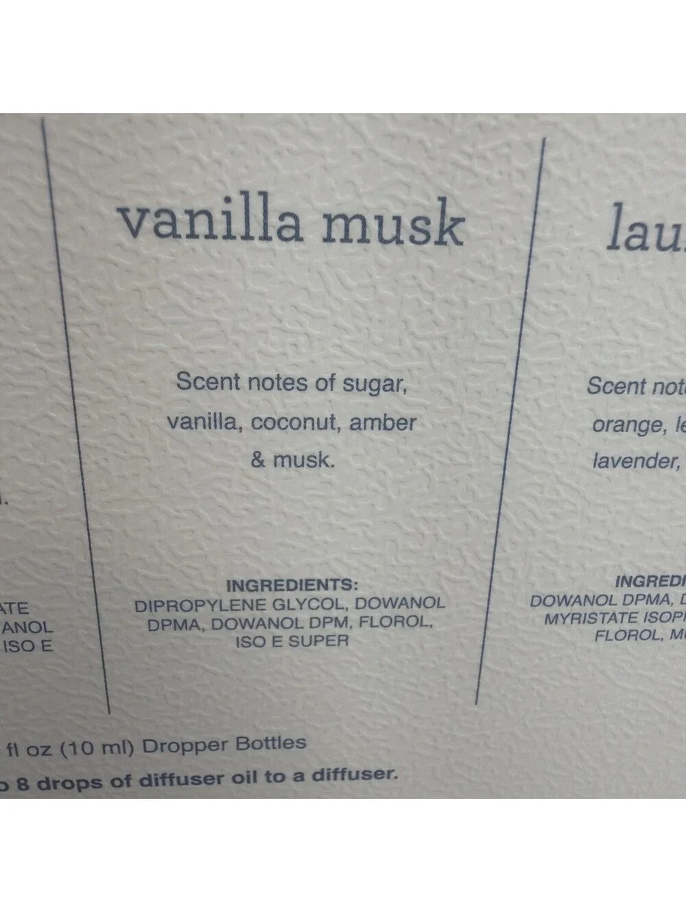 Sand + Fog Fragrance Diffuser Oil 4 Pack Laundry Day Vanilla Musk Linen NEW